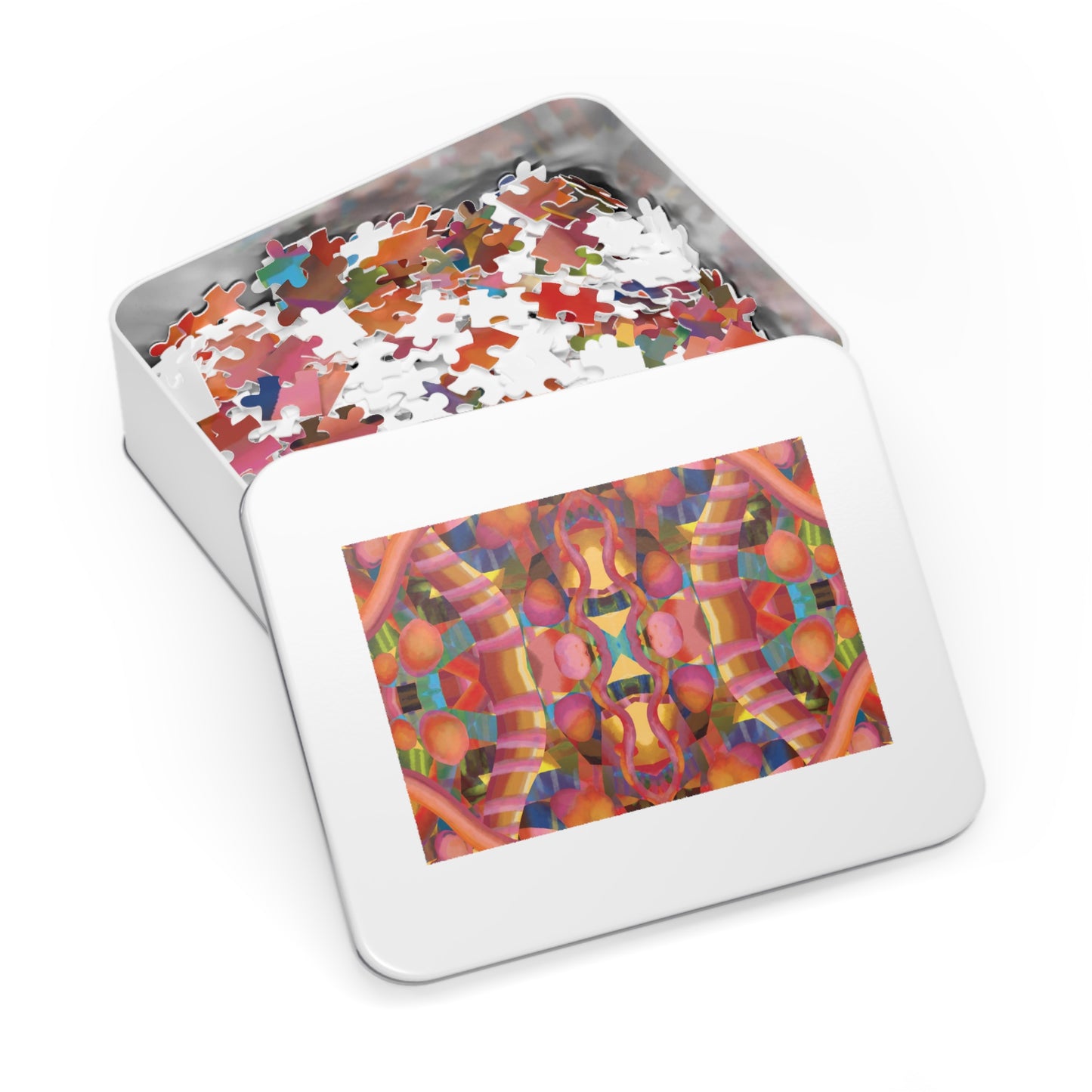 Colorful Fibers Jigsaw Puzzle (1000-Piece) by Artist Leah Quinn