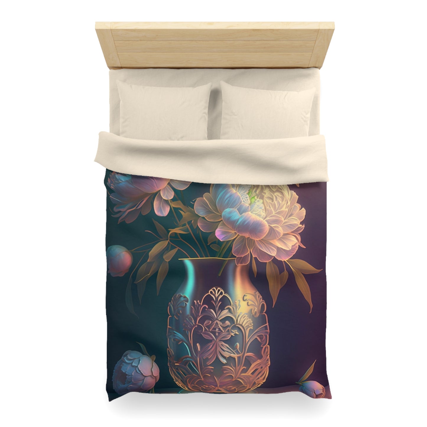 Boho Feng Shui Attract Love Peonies During Spring | Duvet Cover | Watercolor | Harajuku | Gifts For Yourself