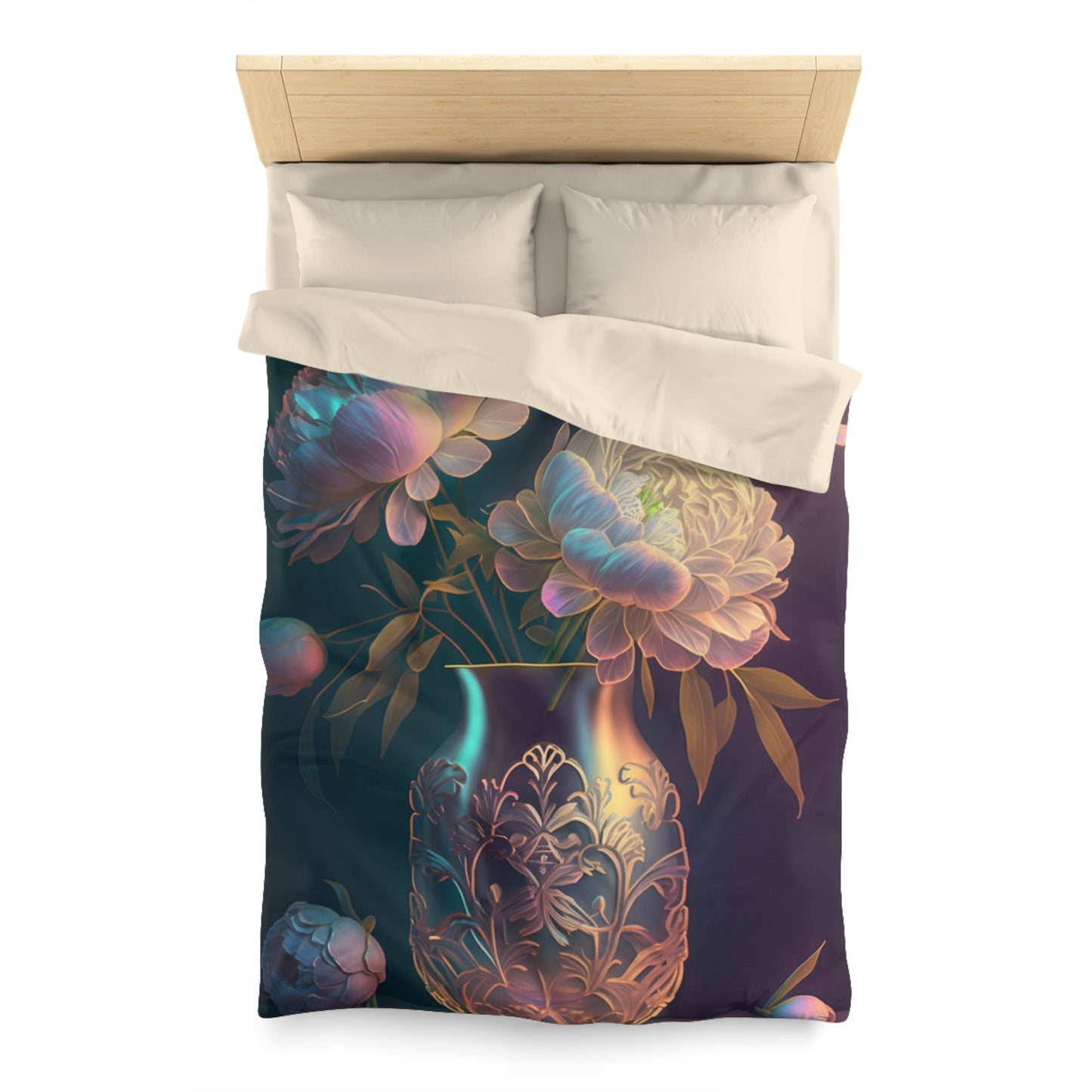 Boho Feng Shui Attract Love Peonies During Spring | Duvet Cover | Watercolor | Harajuku | Gifts For Yourself